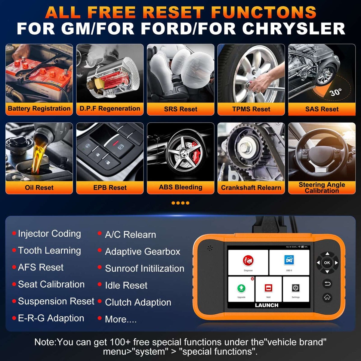 Launch X431 Creader Elite 2.0 – Profesionalna dijagnostika za Ford, c i Chrysler vozila - Slika 4
