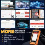Launch X431 Creader Elite – VIN Scan, diagnostic history in online coding za Chrysler Dodge Jeep