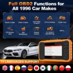Launch X431 Creader Elite – OBD2 funkcije za vozila po 1996 Ford GM Chrysler