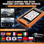 Diagnostična naprava LAUNCH X431 Creader Elite Toyota Lexus s podporo 11 jezikov
